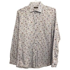 SAND COPENHAGEN Men's Long Sleeve Button Down Shirt Pattern Size 40